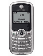 Best available price of Motorola C123 in Ah